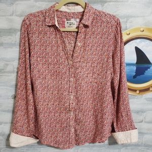 Anthropologie Holding Horses Button-Up Top, Size 4